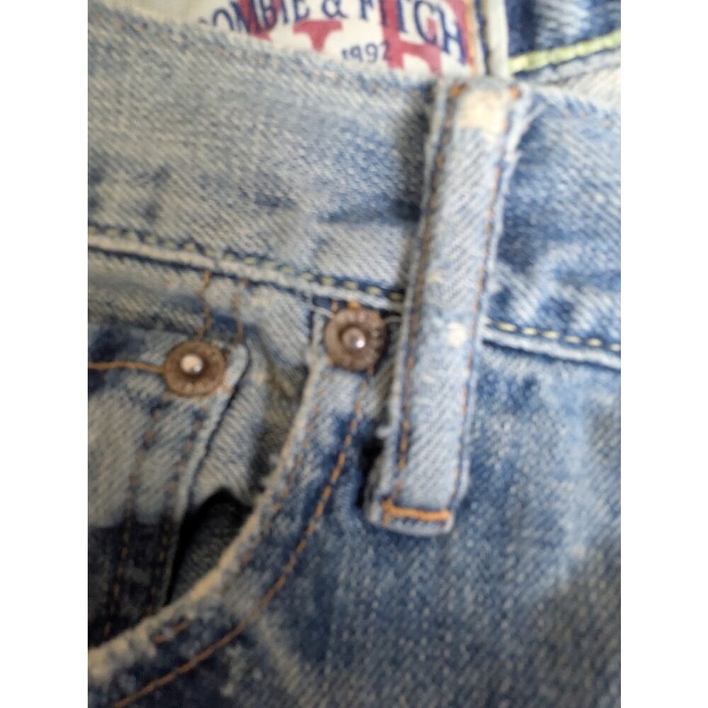 Vintage Abercrombie and Fitch Mens Jeans Baxter 34 x34 Low rise/slim Waist 36" - Picture 16 of 16